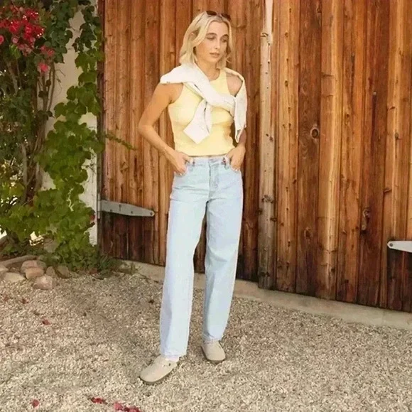 Levi’s Baggy Dad Jeans in Light Sugar/Light Wash, size 32x28, NWT